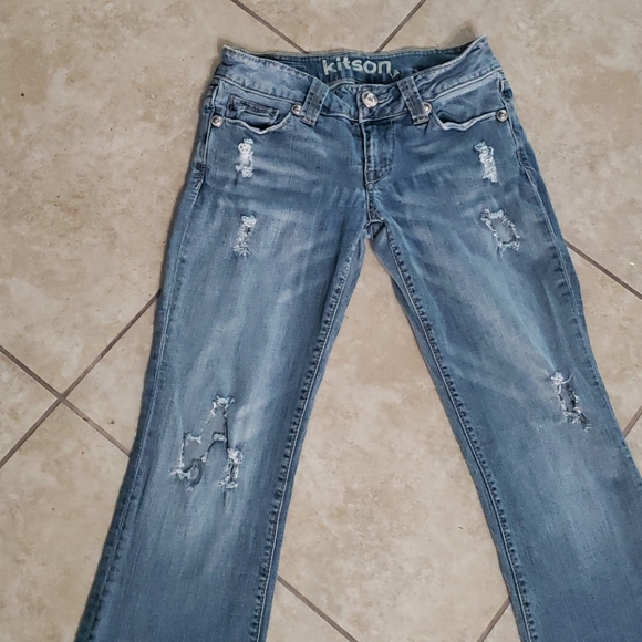 Kitson LA Jeans, Low Rise slim boot cut, 26 waist - Picture 3 of 6